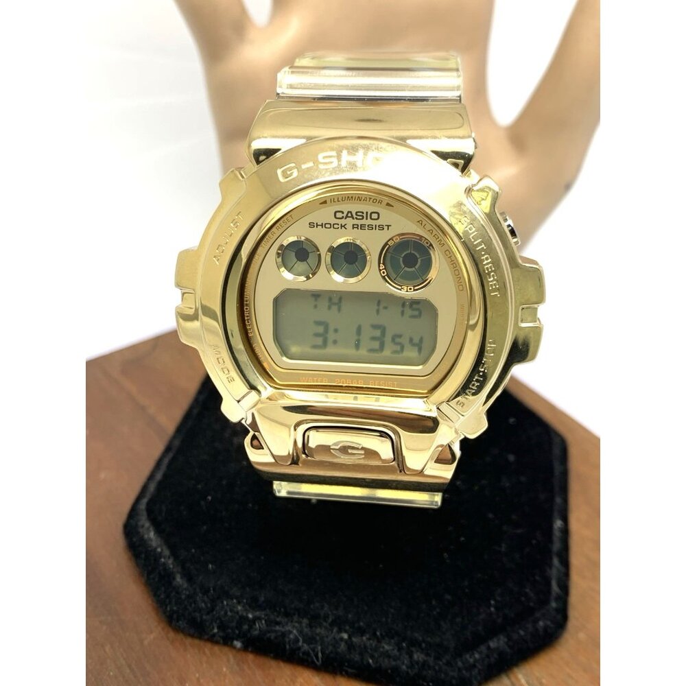 Casio Men's Watch G-Shock GM6900SG Gold Clear Resin Digital 48mm Sport 3230 - Picture 1 of 14